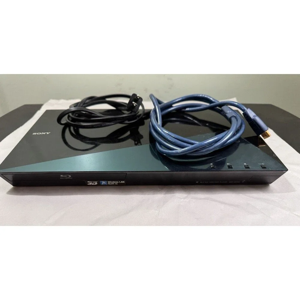 Sony BDP-S5100 DVD BluRay Disc Player Black No Remote Tested w/HDMI Cable